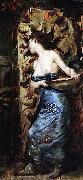 Julius LeBlanc Stewart Femme Mi-Nue Germany oil painting artist